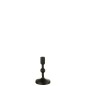 Chandelier 1 bougie en aluminium noir 12x21cm Chandelier 1 bougie en aluminium noir 12x21cm