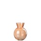 Vase boule en verre orange 13x13x18 cm Vase boule en verre orange 13x13x18 cm