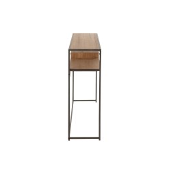 Console en bois et métal avec 1 tiroir L120*l30*H86cm