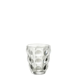 Verre à eau transparent 9x9x11 cm