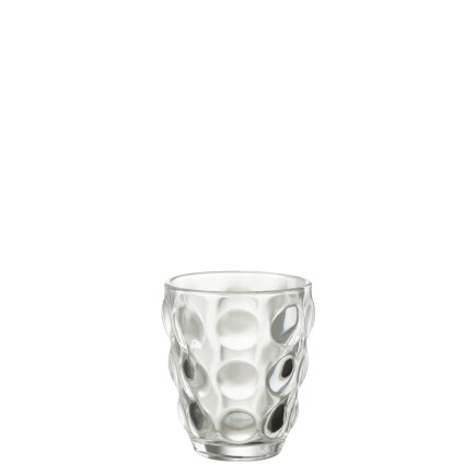 Verre à eau transparent 9x9x11 cm