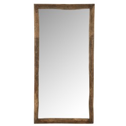 MIROIR MURAL RECTANGULAIRE BOIS MARRON L