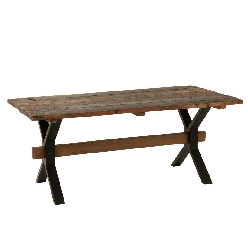 TABLE VIELLI BOIS MARRON