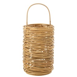 Lanterne en bois marron 59x59x38 cm