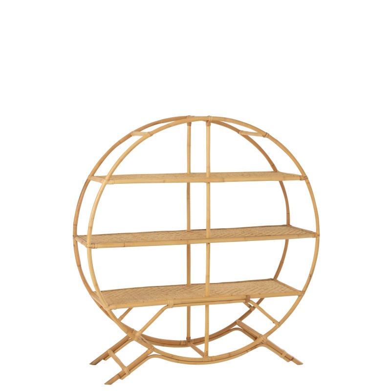 Estantería de madera natural 150x40x150 cm Estantería de madera natural 150x40x150 cm