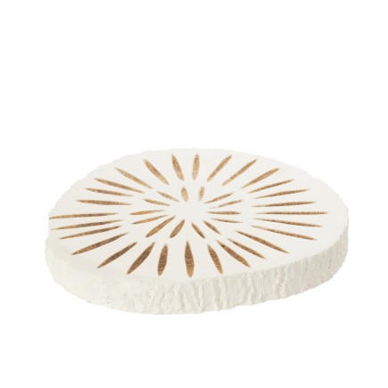 Supporto in legno bianco 38x34x4 cm