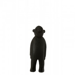 Statuette en bois noir 12x12x30 cm