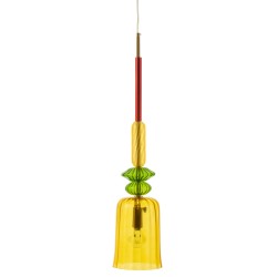 Suspension en verre multicouleur 16x16x160 cm