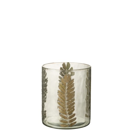 Vase en verre multicouleur 19x19x23 cm