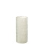 Vase avec mosaïques en verre gris 15x15x30 cm Vase avec mosaïques en verre gris 15x15x30 cm