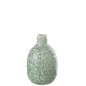 Vase en mosaïque en verre bleu 17x17x26 cm Vase en mosaïque en verre bleu 17x17x26 cm