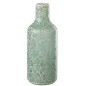 Vase en mosaïque en verre bleu 17x17x43 cm