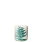 Vase avec feuille en verre multicouleur 15x15x16 cm Vase avec feuille en verre multicouleur 15x15x16 cm