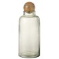 Vase avec boule en verre transparent 16x16x37 cm Vase avec boule en verre transparent 16x16x37 cm