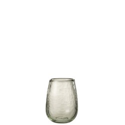 Verre en verre transparent 9x9x12 cm