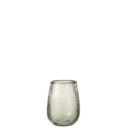 Verre en verre transparent 9x9x12 cm