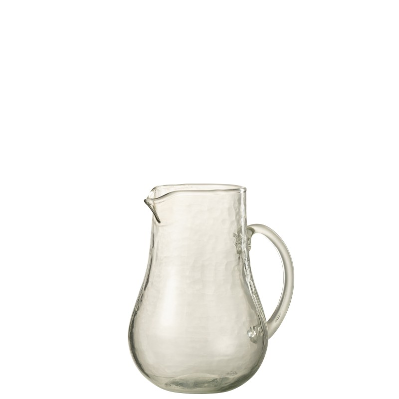 Carafe en verre transparent 16x16x18 cm