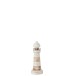 Phare en bois blanc L10*10*H25cm Phare en bois blanc L10*10*H25cm