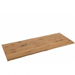 Plateau de table en bois naturel 240x94x5 cm