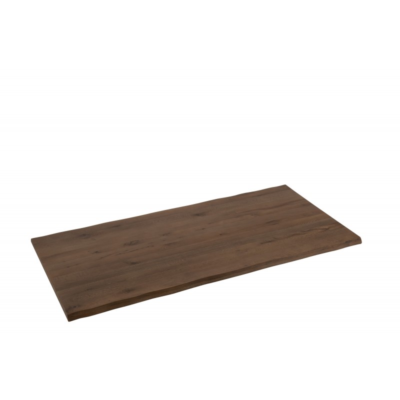 Plateau de table en bois marron 200x94x4 cm