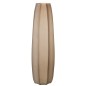 Vase ligne en verre marron 19x19x62 cm Vase ligne en verre marron 19x19x62 cm