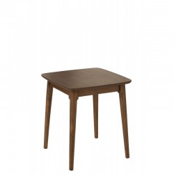 Table gigogne en bois marron 45x45x51 cm