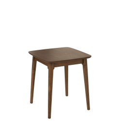 Table d’appoint en bois marron 45x45x51 cm