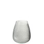 Vase à carreaux en verre transparent 18x18x25 cm Vase à carreaux en verre transparent 18x18x25 cm