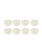 Set de 8 bougies flottantes 4h en parafinne blanc 6x6x4 cm Set de 8 bougies flottantes 4h en parafinne blanc 6x6x4 cm
