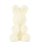 Vela de conejo 25h de parafina blanca 13x13x23 cm Vela de conejo 25h de parafina blanca 13x13x23 cm