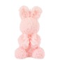 Bougie lapin 25h en parafinne rose 13x13x23 cm Bougie lapin 25h en parafinne rose 13x13x23 cm