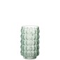 Vase 2 boules en verre vert 14x14x23 cm Vase 2 boules en verre vert 14x14x23 cm