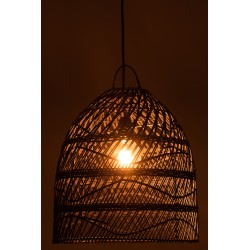 Abat-jour in legno nero 40x40x45 cm