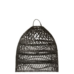 Abat-jour in legno nero 40x40x45 cm