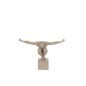Athlète sur socle en synthétique beige 32x12x23 cm Athlète sur socle en synthétique beige 32x12x23 cm