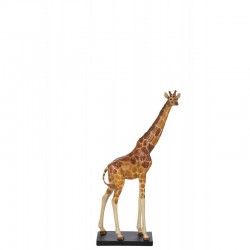 Girafe en synthétique multicouleur 38x19x72 cm