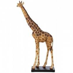 Girafe en synthétique multicouleur 66x21x125 cm