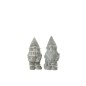 Set 2 lutins en ciment gris 10x9x19 cm Set 2 lutins en ciment gris 10x9x19 cm