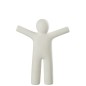 Estatuilla del pequeño Mauricio con los brazos extendidos de material sintético blanco 32x6x42 cm Estatuilla del pequeño Mauricio con los brazos extendidos de material sintético blanco 32x6x42 cm