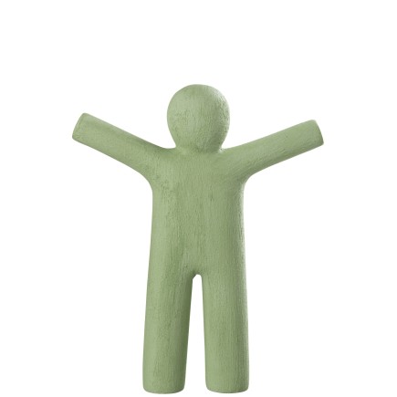 P’tit maurice bras écarté en synthétique vert 32x6x42 cm