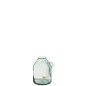 Vase avec anse en verre transparent 20x18x25 cm Vase avec anse en verre transparent 20x18x25 cm