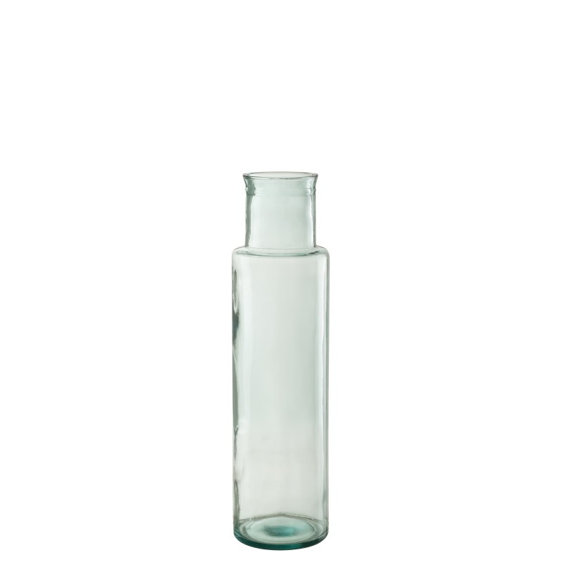 Vase cylindrique en verre transparent 15x15x55 cm Vase cylindrique en verre transparent 15x15x55 cm