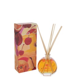 Aceite perfumado de tequila sunrise en parafina multicolor 11x11x27 cm