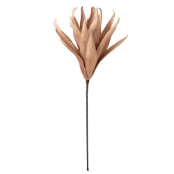 Fleur sur tige en synthétique rose 90x21x15 cm