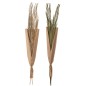Lot de 2 bouquets de feuilles sauvages en bois vert 22x10x144 cm Lot de 2 bouquets de feuilles sauvages en bois vert 22x10x144 cm