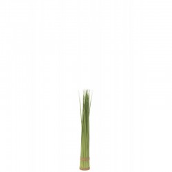 Botte d’herbes artificielles en plastique vert 9x9x74 cm