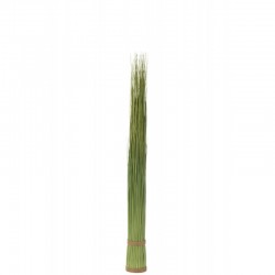 Botte d’herbes artificielles en plastique vert 11x11x124 cm