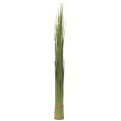 Botte d’herbes artificielles en plastique vert 13x13x145 cm