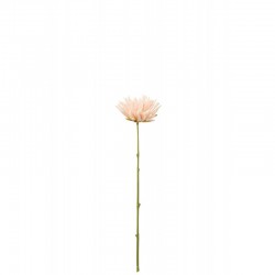 Chrysantheme artificiel sur tige en plastique rose 41x9x7 cm