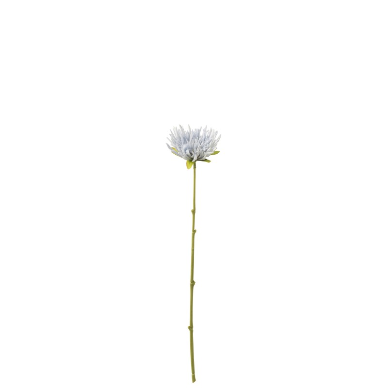 Chrysantheme artificiel sur tige en plastique bleu 42x9x5 cm Chrysantheme artificiel sur tige en plastique bleu 42x9x5 cm